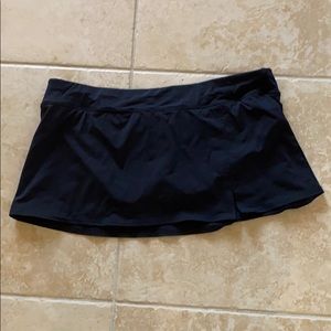 Lands’ End Black Swim Skirt